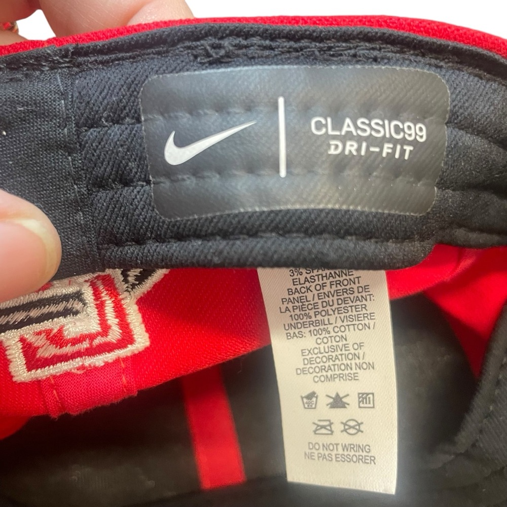Nike San Diego State University Hat Small Fitted Red Dri-Fit Swoosh SDSU Aztecs - Picture 8 of 10